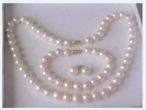 Gorgeous Gold Pearl Jewelry Set For Women – Perfect Bridesmaid & Wedding Accessory With Necklace, Bracelet & Earrings - View #5