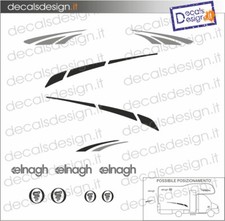 Kit Adesivi Camper  Elnagh Decals con adesivi laterali fiancate da 2 metri