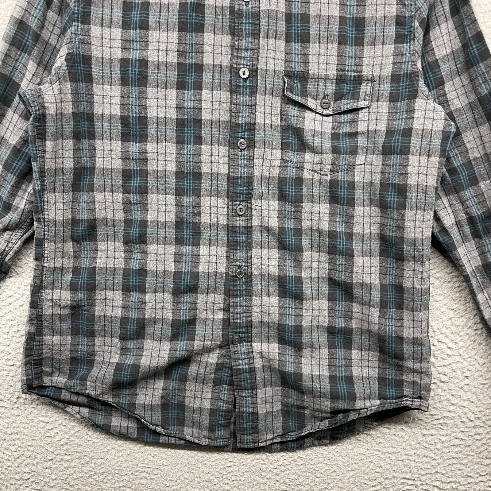 American Eagle Men Button Down Shirt Multicolor P… - image 4
