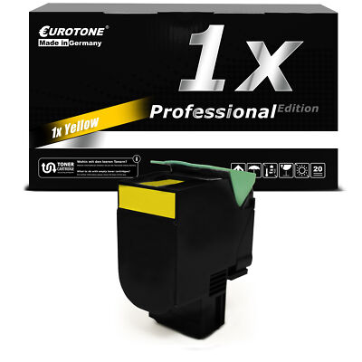 4 Recharge Toner XXL + Puces Pour Lexmark CX510 CX410 CX310