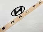 Black High grossy Emblem (Fits: 2024-2026 Hyundai Sonata The Edge)