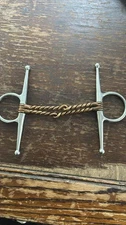 Full cheek Copper double Twist Snaffle Horse Bit 5"