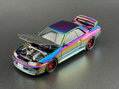 Pop Race xcartoys Nissan GTR BNR32 Magic Color APAxpo 2025
