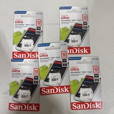 Sandisk Ultra 32gb MicroSDHC UHS-I Card 5 Bundle Bin A10 R1