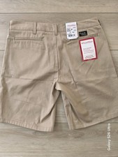NEW Flynn Ohara Uniforms Girls Twill Shorts Khaki/Beige Size 13J