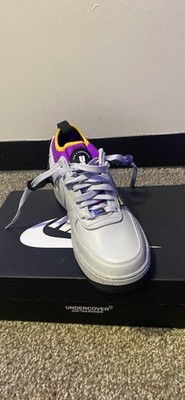 Nike Air Force 1 x Undercover Jun Takahashi Leather Sneaker Gray Purple Black