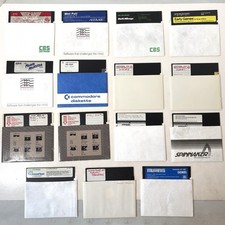 Vintage Commodore 64 128 Computer Games Lot 15 Untested Floppy Disks 1980 s