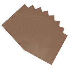 Pack de 50 tóner lámina reactiva, lámina decorativa hojas de transferencia A4, café