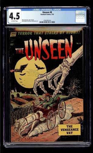 Unseen #8 1952 CGC 4.5 VG+ OW High Definition Scans**