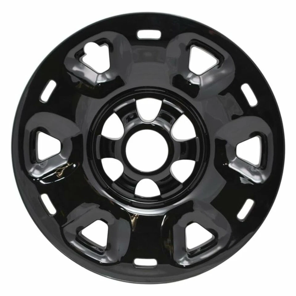 4 New Gloss Black 17" Impostor Wheel Skins for 16-22 Nissan Titan XD Rim Covers Foto 4 de 4