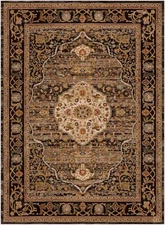 8x11 Karastan Spice Market Petra Charcoal Area Rug  **FREE SHIPPING**