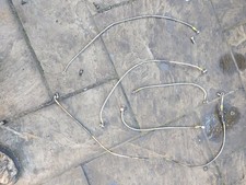 HONDA CBR1100XX BLACKBIRD 2004 SC35 BRAIDED BRAKE CLUTCH LINES WITH BANJO BOLTS