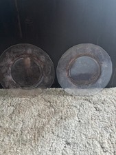 Vtg MacBeth Evans Pink Dogwood Depression Gla...