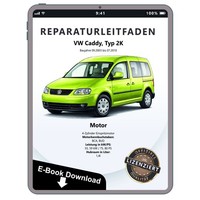 VW Caddy 2K (03-10) 4-Zyl. Benzinmotor 1,4L 75-80 PS Reparaturhandbuch Download