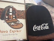 Coca Cola Coke Java Express Insulated Tote Flask + More New