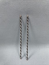 2- Cowboy/Cowgirl Toothpicks Metal Black And Silver USA FREE SHIPPING!!!