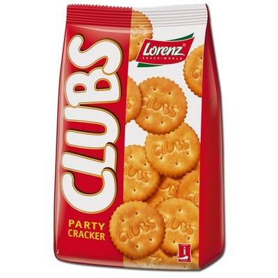 (8,40 /1kg) Lorenz Party Clubs Cracker, Gebäck, 200g Beutel