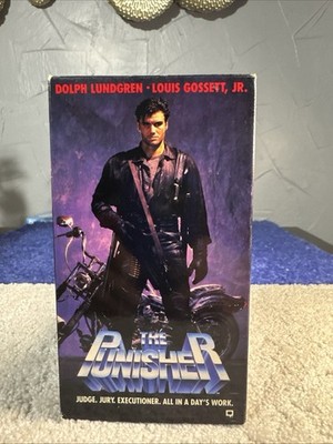 The Punisher VHS Dolph Lundgren Louis Gossett Jr. Avid Home Action |