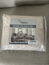 Turquoize 100 Percent Waterproof Sofa Cover For 3 Cushion Couch 70 Inch Ivory