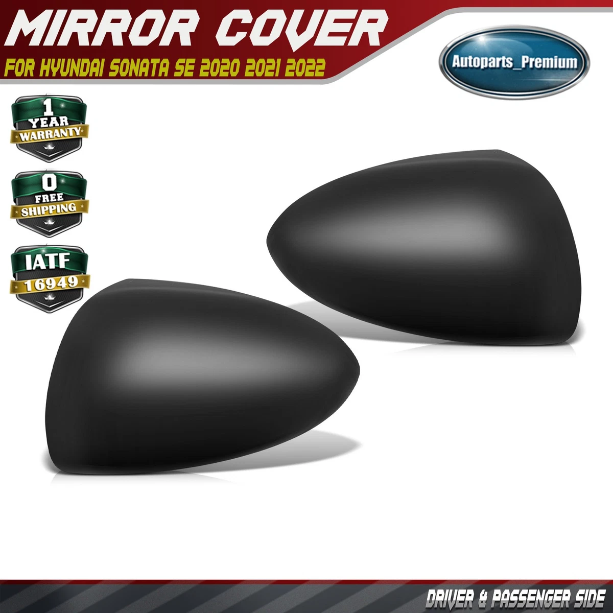 For 2007-2010 Hyundai Sonata Door Mirror Driver Side | Power | Non