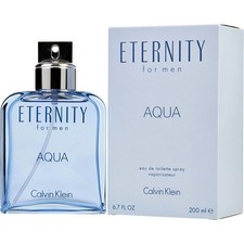 Eternity Aqua By Calvin Klein Eau De Toilette Spray 6.7oz/200ml For Men