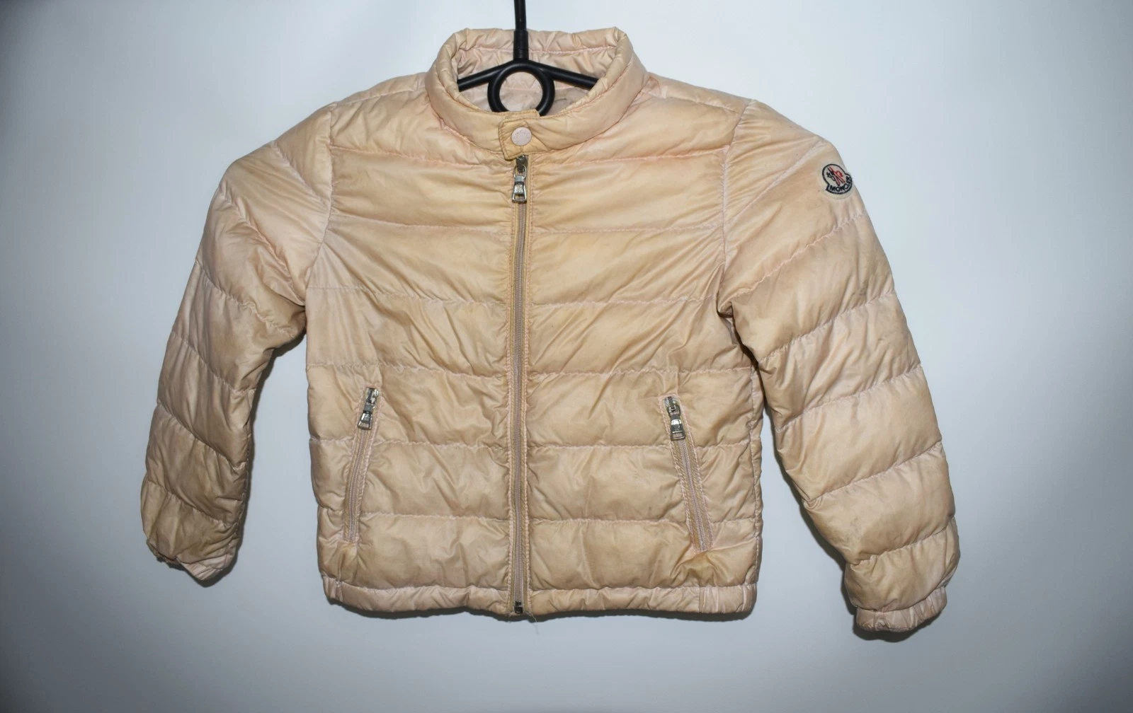Moncler Longue Season Giubbotto Piumino Bambino Beige Chiaro Taglia 2 Anni 92 cm