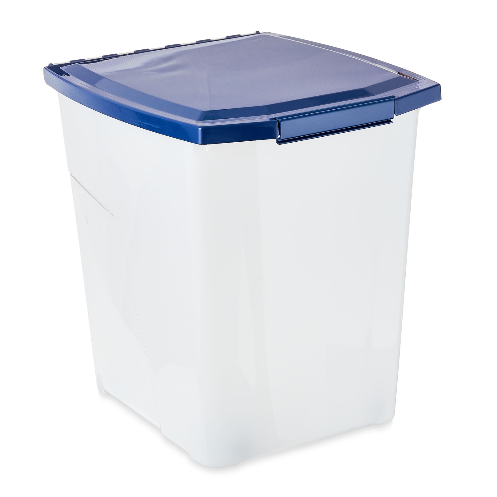 New! Dog Food Storage Container Large 25lb Capacity Plastic with Locking Lid