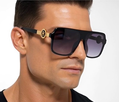 Gafas De Sol Lentes De Moda Para Hombres Style Men Sunglasses Hip Hop Square New