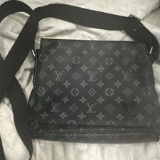 Louis Vuitton Men s Black/Gray Monogram Messe...