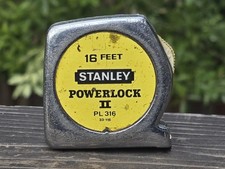 Stanley Powerlock II Tape Measure 16 feet PL316 Vintage USA