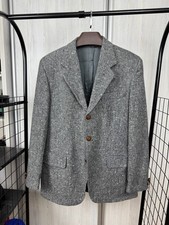 Yves Saint Laurent x Lanificio Paoletti wool tweed blazer 46