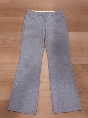 Express Design Studio Dress Pants Women s 6 Gray Editor Bootcut Heathered Work