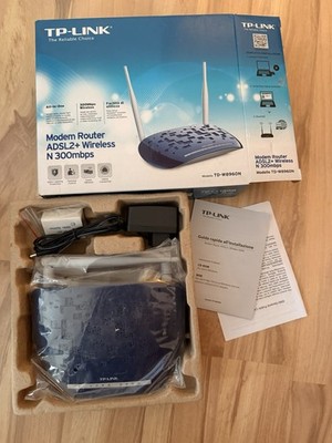 TP-Link TD-W8960N Wireless N300 ADSL2+ WLAN Router Modem OVP Neu