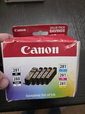 Canon - PGI-280 XL / CLI-281 5-Pack High-Yield - Pigment Black, Standard Capacit