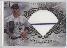 2015 Topps Tribute Diamond Cuts Relics 144/199 Carlos Gonzalez #DC-CG 0aa