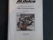 ACDelco Dodge Truck Diesel Engines Student Manual 6.7L Diesel 2009 Training