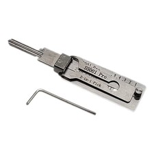 iPalamila PRO Hauptschl&uuml;ssel-Decoder aus Edelstahl, Lishi 2-in-1 Lock SS001