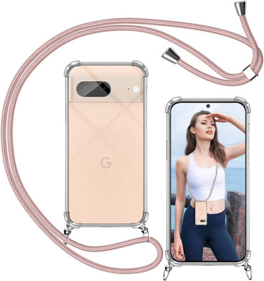 - Handykette kompatibel mit Google Pixel 8 Hülle mit Band, Transparent Handyhüll