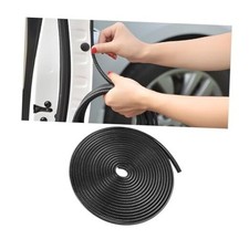 Car Door Edge Guards Rubber Seal Car Door Edge Trim, U Shape Door 16Ft Black