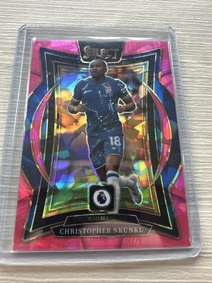 2024-25 Panini Select EPL Christopher Nkunku Pink Terrace Chelsea
