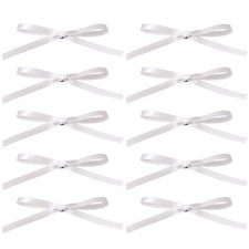 Women Hair Clips Set - Long Tail Ribbon Bow Clips, Ponytail Holders, Claw