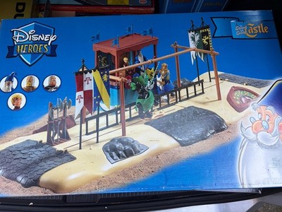 Disney Heroes Merlin & Mimm Stone Sword Knight Set Famosa Ultra Selten MIB 2004