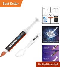 High-Performance CPU GPU Thermal Paste - 2g Easy Application Carbon Formula