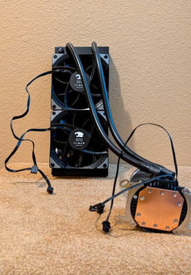 iBUYPOWER DEEPCOOL GAMERSTORM RGB 240mm CASTLE240EX Liquid Cooler - Black