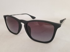 Ray-Ban RB 4187F Chris sunglasses 622/8G Rubber Black 54mm UNISEX