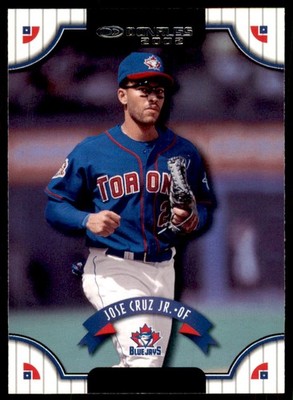 2002 DONRUSS JOSE CRUZ JR. TORONTO BLUE JAYS #57