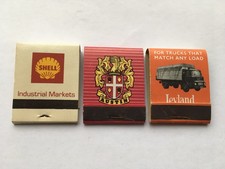 C1950s-60s VINTAGE AUSTIN,LEYLAND&SHELL OIL Co BRYANT&MAYS ADV BOOKMATCHES