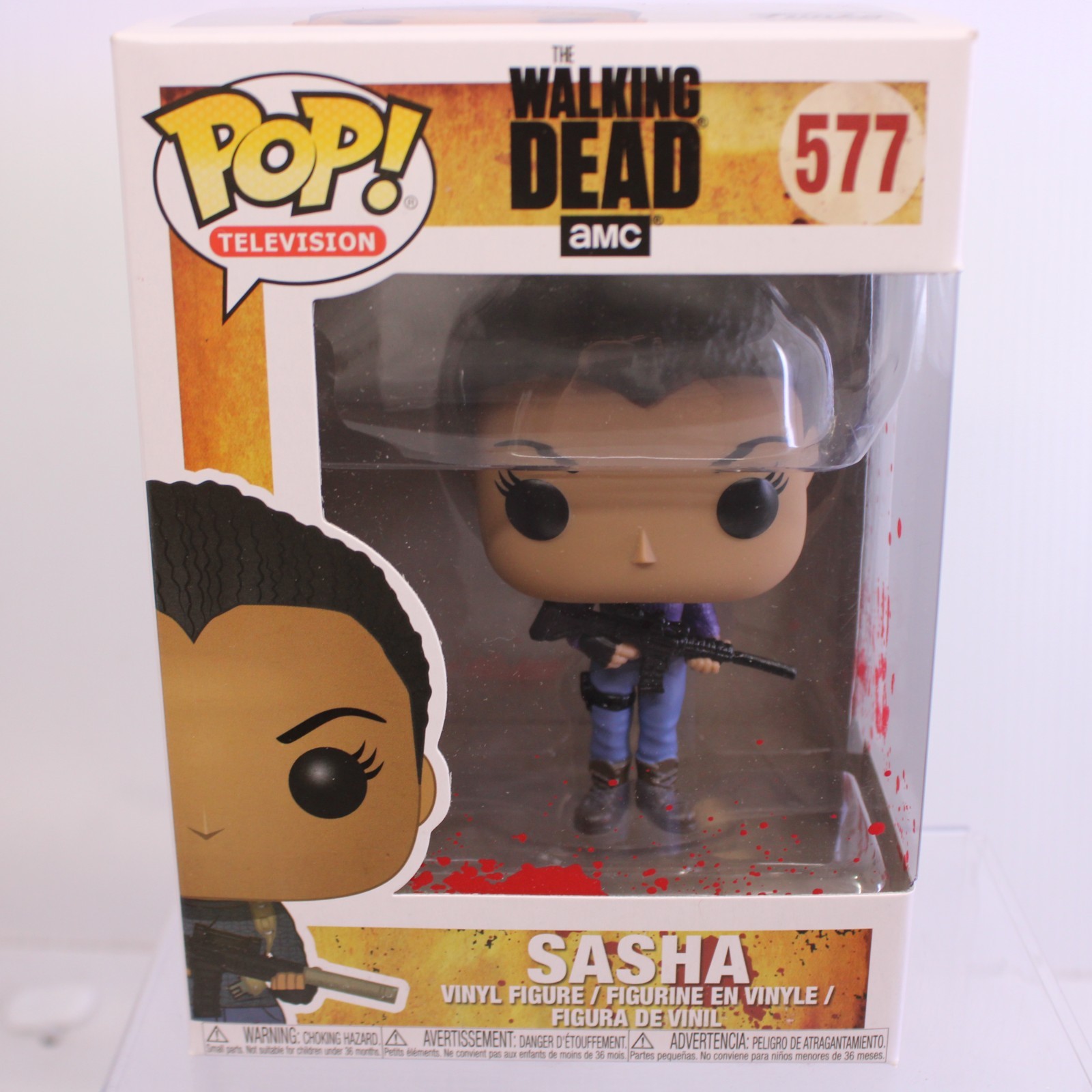 G8 Funko Pop Tv Walking Dead Sasha Vinyl Figure 577