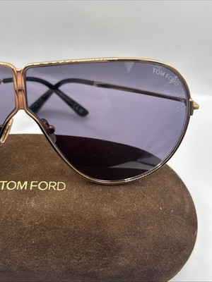 NEW TOM FORD FT1158 30A SHINY DEEP GOLD/SMOKE AUTHENTIC  display picture 1