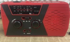 Solar Crank Radio with Flashlight  Reading Lamp FM/AM/NOAA Weather Band Radio